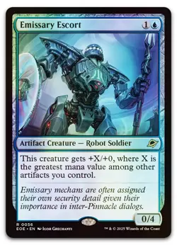 Emissary Escort #56 (Foil) (NM) Edge of Eternities EOE Magic MTG - Image 1