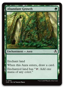 Abundant Growth #184 (NM) Innistrad Remastered INR Magic MTG - Image 1