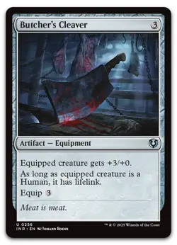 Butcher's Cleaver #256 (NM) Innistrad Remastered INR Magic MTG - Image 1
