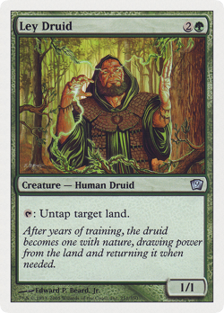 Ley Druid #251 (MP) 9th Edition 9ED Magic MTG - Image 1