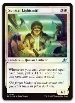 Sunstar Lightsmith #42 (Foil) (NM) Edge of Eternities EOE Magic MTG - Image 1