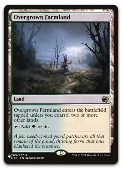 Overgrown Farmland #265/277 (NM) List Reprints LIST LIST Magic MTG - Image 1
