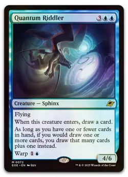 Quantum Riddler #72 (Foil) (NM) Edge of Eternities EOE Magic MTG - Image 1