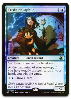 Triskaidekaphile #81 (Foil) (NM) Midnight Hunt MID Magic MTG - Image 1