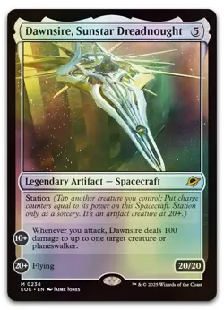 Dawnsire, Sunstar Dreadnought #238 (Foil) (NM) Edge of Eternities EOE Magic MTG - Image 1