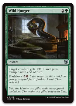 Wild Hunger #225 (NM) Innistrad Remastered INR Magic MTG - Image 1