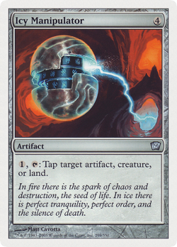 Icy Manipulator #299 (HP) 9th Edition 9ED Magic MTG - Image 1