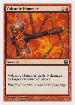 Volcanic Hammer #226 (MP) 9th Edition 9ED Magic MTG - Image 1