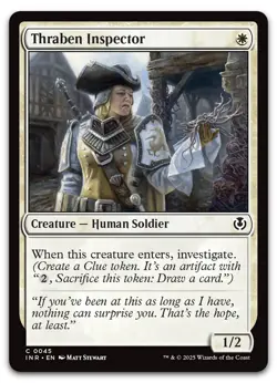 Thraben Inspector #45 (NM) Innistrad Remastered INR Magic MTG - Image 1