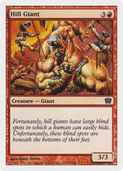 Hill Giant #197 (MP) 9th Edition 9ED Magic MTG - Image 1