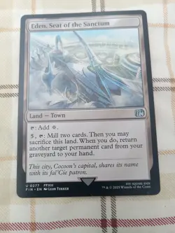 0277 Eden, Seat of the Sanctum FFXIII FIN Final Fantasy MTG MINT PACK FRESH!! - Image 1