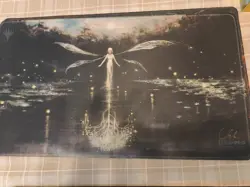 MTG Seb McKinnon Enchanted Evening Stitched Playmat Signed Kickstarter Edition - Image 1