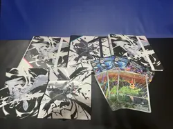 Lot Of 3 Pokemon Black Bolt & White Flare Binder and Mini Posters Plus Jumbos!! - Image 1