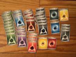40 pokemon basic energy cards lot - Image 1