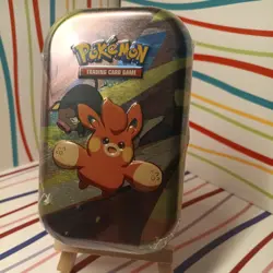 Paldea Friends Mini Tin - Pawmi & Lechonk Sealed OFFICIAL Pokemon Tins & Box Set - Image 1