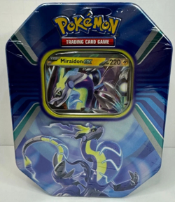 Pokemon Paldea Legends Tin x4 Booster Packs + Miraidon EX Promo FACTORY SEALED - Image 1