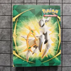 RARE Pokemon Arceus 2022 Green Mini Portfolio (Holds 60 Cards) BINDER ONLY - Image 1