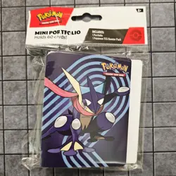 Pokemon Greninja Mini Portfolio (Holds 60 Cards) - NO CARDS/PACK - NEW - Image 1