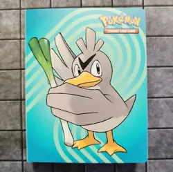 Pokemon Journey Together Farfetch'd Psyduck Mini Portfolio ONLY (Holds 60 Cards) - Image 1