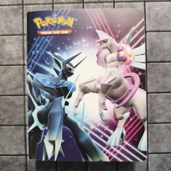 Pokemon Palkia / Dialga Mini Portfolio (Holds 60 Cards) BINDER ONLY - NICE - Image 1