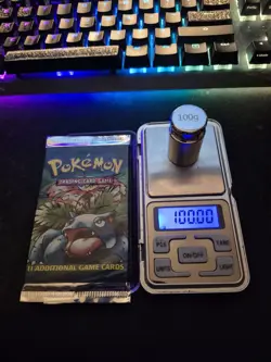 VERY HEAVY! 21.6g😱 Base Set Pokemon Booster Pack! - Image 3