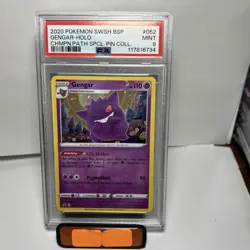 Pokemon Gengar Holo 2020 SWSH Black Star Promo Champions Path Special #052 PSA 9 - Image 1