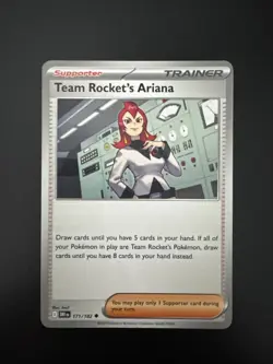 Pokemon TCG Team Rocket's Ariana 171/182 Sv10: Destined Rivals Regular - Image 1