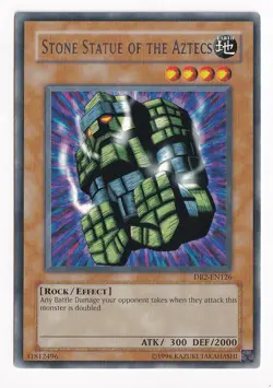 Stone Statue of the Aztecs - DR2-EN126 - Rare Yu-Gi-Oh! Yugioh! - Image 1
