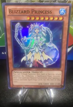 Yu-Gi-Oh! Blizzard Princess CT09-EN009 Limited Super Rare Yugioh Card ✨ - Image 1