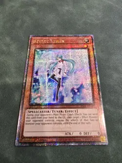 YuGiOh Effect Veiler Quarter Century Secret Rare RA01-EN003 NM 1st Ed - Image 2