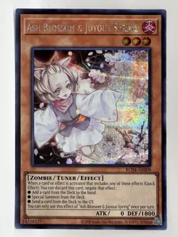 Yugioh Ash Blossom & Joyous Spring RC04-AE009 Prismatic SecretRare Asian English - Image 2