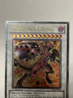 Red Nova Dragon STBL-IT042 Ultimate Rare 1st Edition Italian Light Play YuGiOh! - Image 2