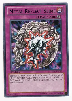 Yugioh! Metal Reflect Slime BP01-EN052 Black Rare 1st Edition NM - Image 1