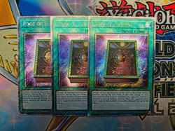 Yugioh TCG Book of Eclipse Platinum Secret Rare x3 (Playset) Near Mint - Image 1