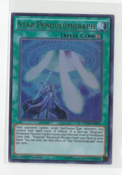 Yugioh Star Pendulumgraph PEVO-EN007 ULTRA RARE 1st Edition Nm - Image 1