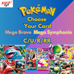 POKEMON MEGA BRAVE MEGA SYMPHONIA C/U/R/RR JAPANESE - CHOOSE YOUR CARD! NM - Image 1