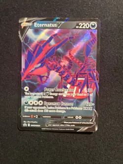 Eternatus V SWSH064 Sword & Shield Promo Cards Holo Pokemon TCG Card - Image 1