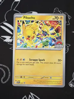 Pikachu Promo 2025 World Championships SVP EN 225 Pokemon Card Worlds - Image 1