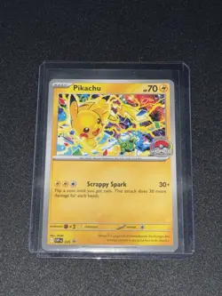 Pikachu Promo 2025 World Championships SVP EN 225 Pokemon Card Worlds - Image 1