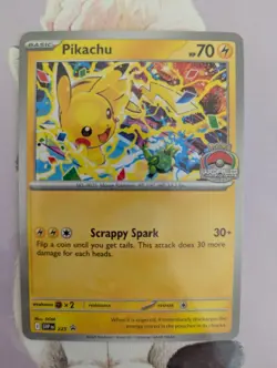 Pikachu Promo 2025 World Championships SVP EN 225 Pokemon Card Worlds - Image 1