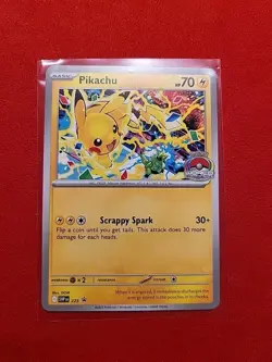 Pikachu Promo 2025 World Championships SVP EN 225 Pokemon Card Worlds - Image 1