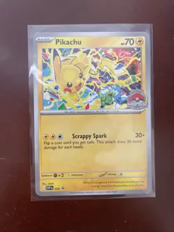 Pikachu Promo 2025 World Championships SVP EN 225 Pokemon Card Worlds - Image 1
