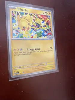 Pikachu Promo 2025 World Championships SVP EN 225 Pokemon Card Worlds - Image 3