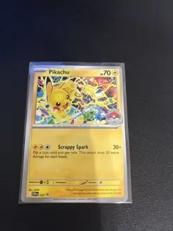 Pikachu Promo 2025 World Championships SVP EN 225 Pokemon Card Worlds - Image 1