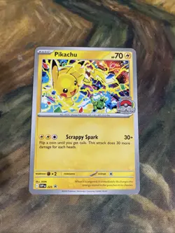 Pikachu Promo 2025 World Championships SVP EN 225 Pokemon Card Worlds - Image 1