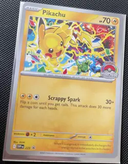 Pikachu Promo 2025 World Championships SVP EN 225 Pokemon Card Worlds - Image 1