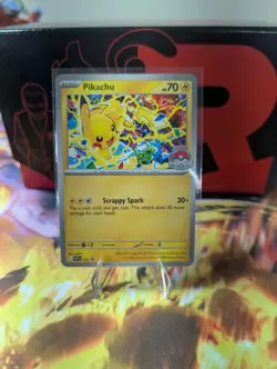 Pikachu Promo 2025 World Championships SVP EN 225 Pokemon Card Worlds - Image 1