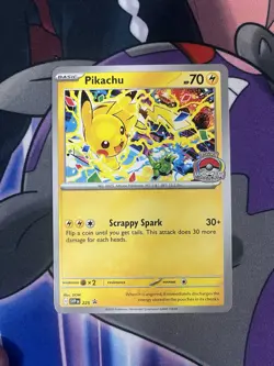 Pikachu Promo 2025 World Championships SVP EN 225 Pokemon Card Worlds - Image 1