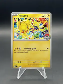Pikachu Promo 2025 World Championships SVP EN 225 Pokemon Card Worlds - Image 1