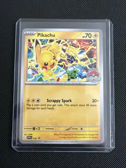 Pikachu Promo 2025 World Championships SVP EN 225 Pokemon Card Worlds - Image 1